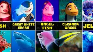 Shark Tale Characters In Real Life
