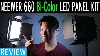 Neewer 660 LED Kit Review | Bi Color | Fanless | Over 4 Hours on NPF Battery | Spot Beam