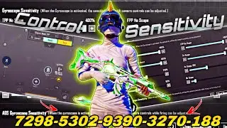 NEW UPDATE 2.9.0 😈 BEST SENSITIVITY CODE + CONTROL SETTINGS PUBG MOBILE / BGMI