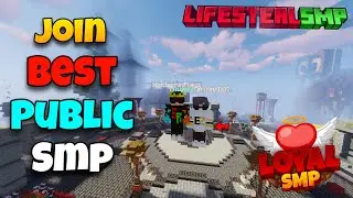 New Best Lifesteal SMP For Java and Mcpe | 1.21+ Minecraft SMP Server | IN HINDI