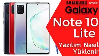 Samsung Note 10 Lite | SM-N770F yazılım nasıl yüklenir. How to firmware update  Samsung Note 10 Lite