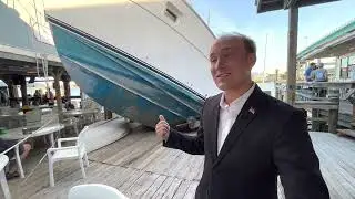 REPORTER UPDATE: Eat Dinner (Almost) Under A Dislodged Boat At Fort Myers Beach Restaurant
