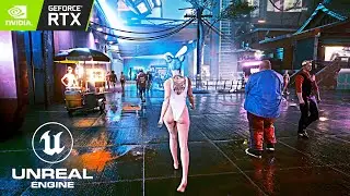 Cyberpunk 2077 ►UNREAL ENGINE 5 Remastered 2022 Lighting Graphics Mod!? RTX 3090 Ti Max Settings!
