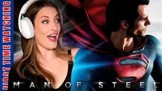 FINALLY Watching Man of Steel!! | First Time Watching Movie Reaction | My First Zack Snyder Film