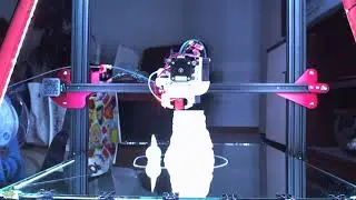 Pillar of Skulls and Raven - White PETG Timelapse