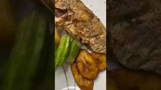 #friedfish #festivals #festivalsfromscratch #friedplantains #okra #jamaicanfood #yummy  #foodie