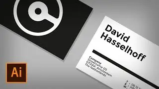 How to create & design a Business Card in Adobe Illustrator