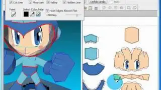 Pepakura Designer Coloreando Lineas