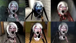 All Types of Spider Mom in Granny Latest Games | Granny XIC Remake Vs Granny 3 Enhanced Vs Granny1.9