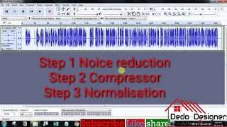 How to edit audio for YouTube & E-Content video in hindi. Professional Best  audio editing software