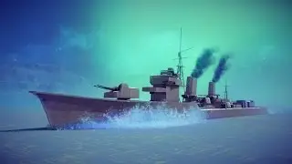 IJN Shiratsuyu-class Destroyer | My Besiege Creations #44