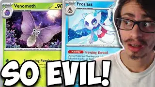 Watch Your Opponents Suffer With This EVIL Venomoth Deck! Spread Damage w/Froslass PTCGL