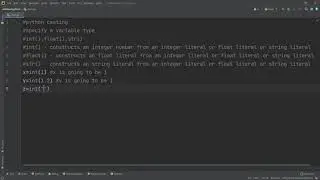Python Casting  - Python Tutorial for Beginners with Examples
