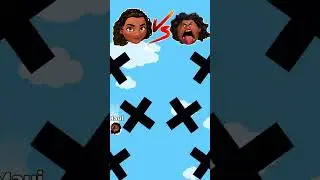 Moana vs Maui #maui #moana #marblerace #viral