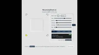CSS Neumorphism Design Tool in 60 seconds! 
