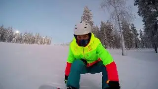 #Finland Lapland Levi  2016. Сноуборд в Леви, Финландия. Для комфортного катания и отдыха