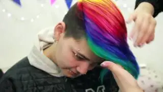 CABELLO ARCOIRIS TUTORIAL cabello corto - nunekhiia