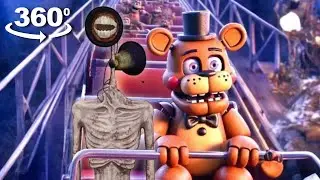 Epic 360° Pomni + Freddy Fazbear Ur Ur Ur Roller Coaster