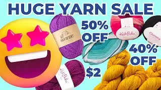 🎉 HUGE YARN SALE ALERT! 🧶 Save Up To 60% on My Favorite Yarns!
