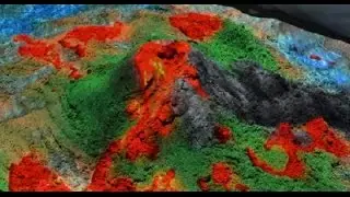 iSandBOX - AR Sandbox - Volcano Eruption