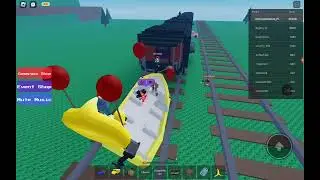 playing never ending train ride
