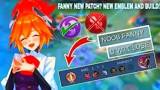 FANNY NERF NEW PATCH!! LOCK ENEMY JUNGLER USING MIKASA'S BUILD?! - Mobilegends