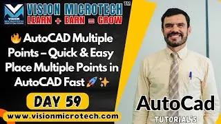 🔥 AutoCAD Multiple Points – Quick & Easy | Place Multiple Points in AutoCAD Fast 🚀 ✨