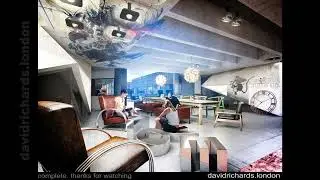 Post Production Breakdown Photoshop  London Media Company Interior (2012)