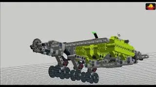 LEGO Technic Ripsaw with BuWizz Building Instructions