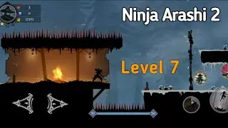 Ninja Arashi 2 Level 7 | Act 1| Artifact Location | without dying