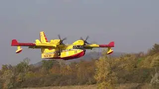 Canadair CL-415 Water Bombers Firefighting in Austria