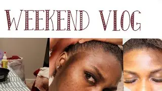 Weekend Vlog | I GOT MY LASHES DONE ✅ | DOING LAUNDRY AND MAINTAINING MY NATURAL HAIR