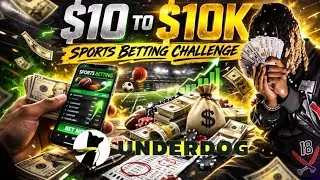 $10 Into $10K Sports Gambling Ladder Challenge February 26, 2026 ￼