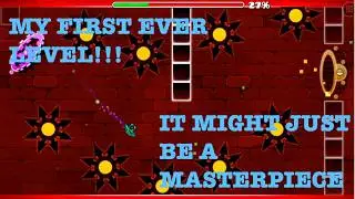 Making a masterpiece in GD Level Editor!!!