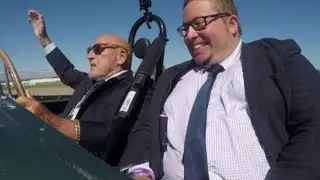 Sir Stirling Moss RIDE @ Goodwood Revival (Aston Martin DB3s)