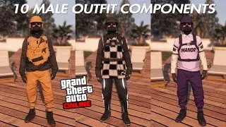 GTA V ONLINE 10 MALE OUTFIT COMPONENTS