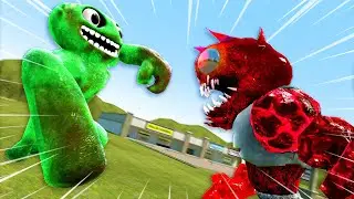 Garten of BanBan vs Rainbow Friends at Dollar General (Garry's Mod)