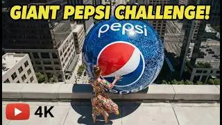 $100,000 Giant Pepsi Roof Challenge!-AI-SMR LABs