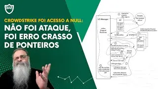 CROWDSTRIKE descarta ATAQUE de SUPPLY CHAIN e ASSUME que foi UM ERRO IDIOTA de ACESSO a NULL POINTER