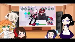 FNF Characters React to Friday Night Funkin' VS Selever's Mid-Fight Masses FULL WEEK Fight Cutscenes