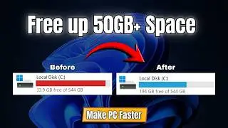 How to Clean C Drive on Windows 11 | Free up Disk Space (Storage) and Make PC Faster