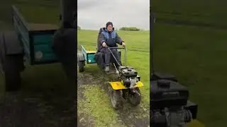 Мотоблок как средство передвижения.