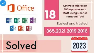Fix Microsoft Office Activation problems on MAC. Office 365, 2021, 2019, 2016 #2023 #office365 #mac
