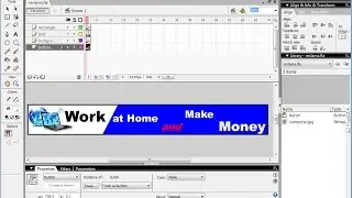How to Make Animated Banner Ads in Flash and save it like Animated Gif or Flash Movie