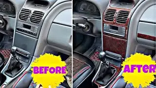RENAULT LAGUNA 1 CONSOLE WOOD MAUNGLE COATING