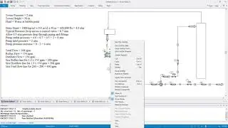 Steady State Design of Tower Reflux Loop