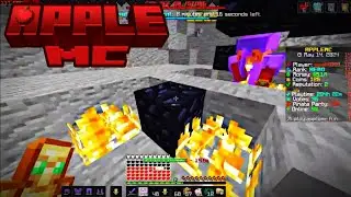 Destroying players in Apple Mc Banana Realm #applemc #minecraft #lifesteal