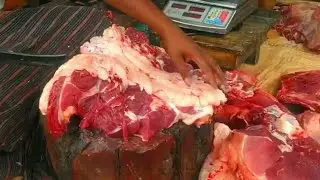 amazing  meat beef cutting skills / in beef cutting Bangladesh market | how to cow meat cutting