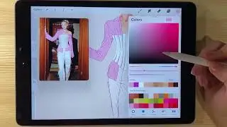Let's draw Gigi Hadid!