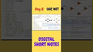 Day 8 DIGITAL SHORT NOTES UGC-NET COMPUTER SCIENCE